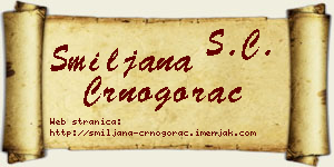 Smiljana Crnogorac vizit kartica